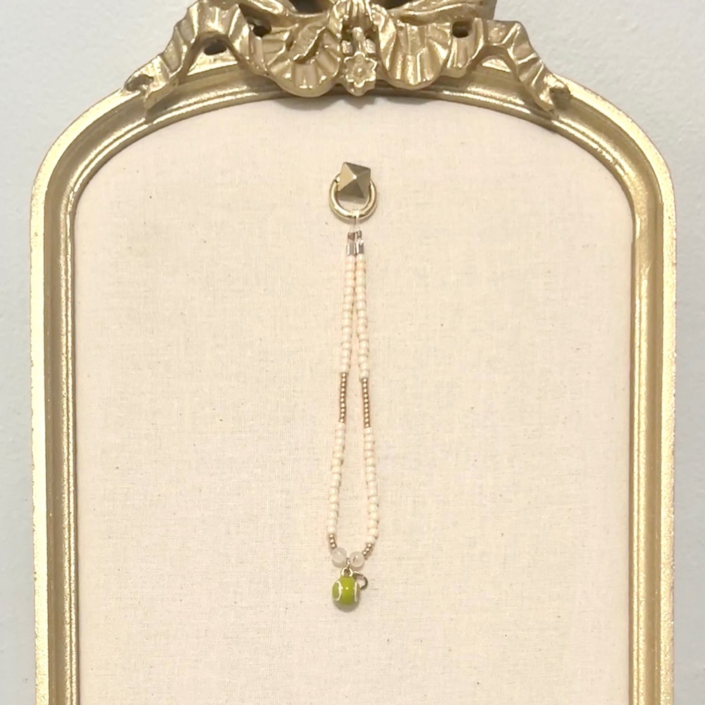 Handmade "Tennis" Phone Charm Wristlet